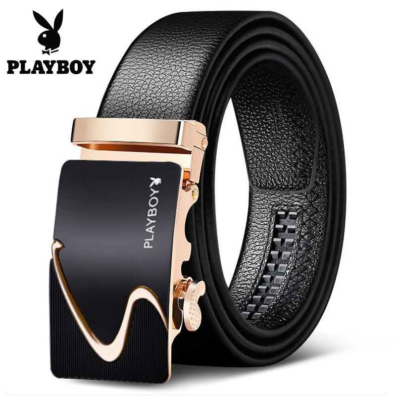 Thắt lưng da nam khóa tự động cao cấp may viền 2 bên Dây lưng nam thời trang hàng hiệu nhập khẩu TLO190