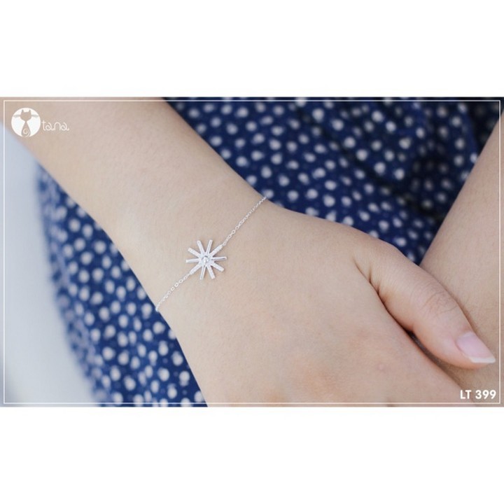 Vòng tay bạc Hậu duệ mặt trời thiết kế sáng tạo đẹp thời trang phong cách Hàn Quốc