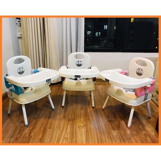 Ghế ăn dặm cho bé bao gồm chân nhựa và chân sắt nâng cao