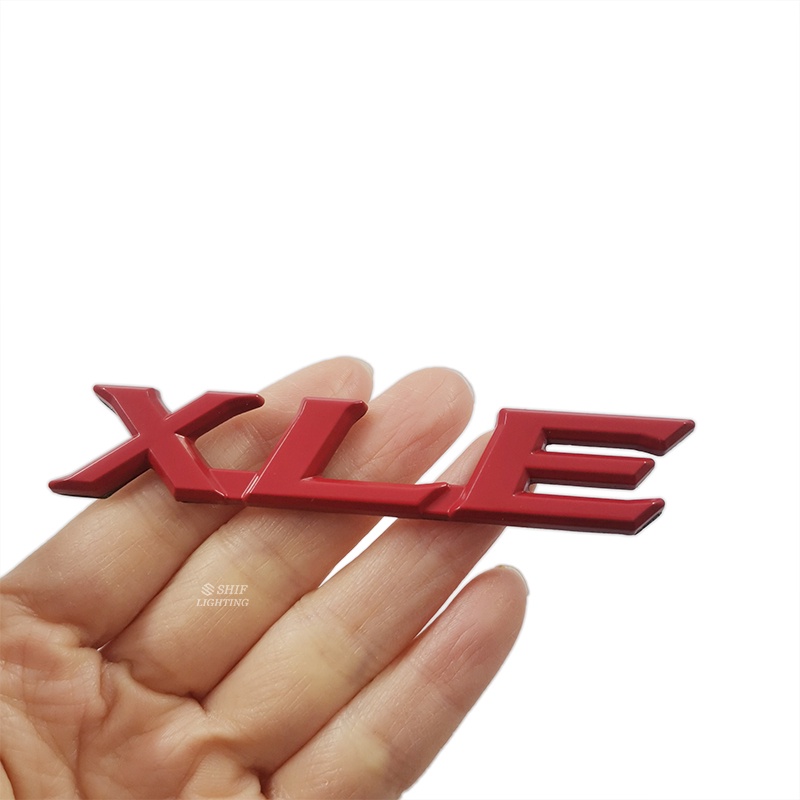 1 x Miếng Dán Chữ XLE Bằng Kim Loại Trang Trí Xe Hơi Cho TOYOTA Gle