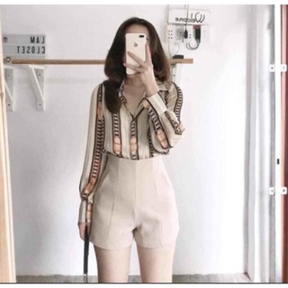 Quần đùi nữ, quần short nữ cạp cao vải thun cao cấp co giãn 4 chiều, đồ nữ mặc đi chơi, chạy bộ khóa sau