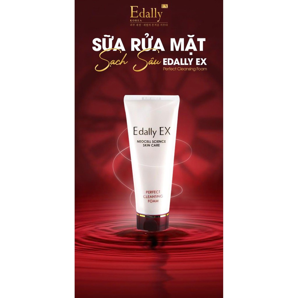 Sữa rửa mặt sạch sâu Edally EX