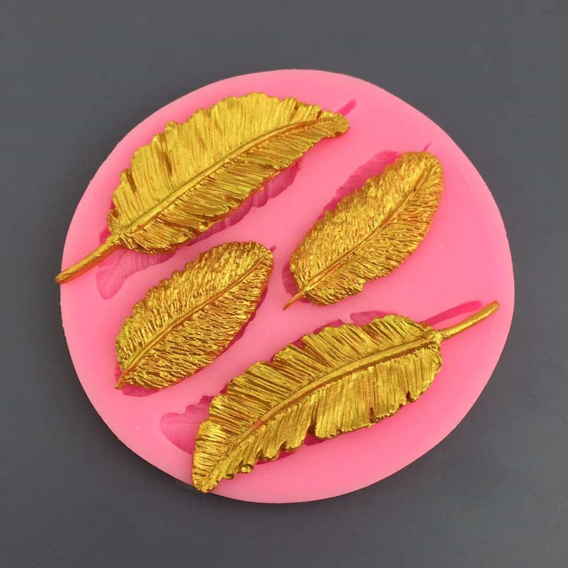 [SIÊU RẺ❤️] – Khuôn Silicon - Lông vũ - Trang trí bánh sinh nhật bánh kem