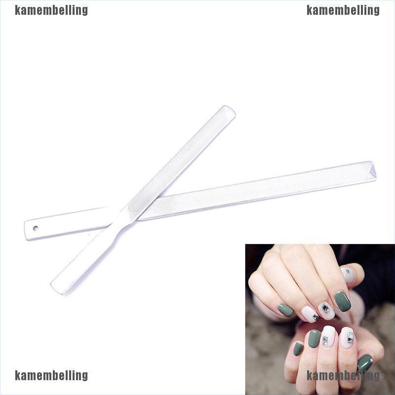[Hàng mới về] Dũa móng tay móng chân thiết kế hai mặt thời trang bằng thép không gỉ