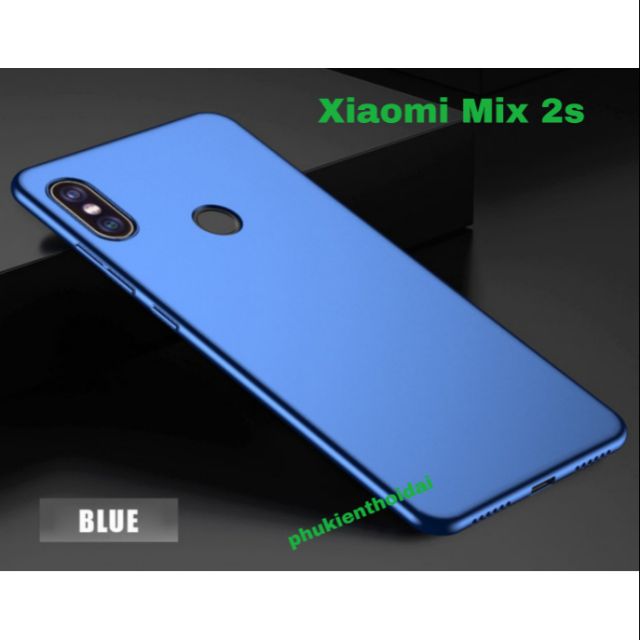 Ốp Xiaomi Mix 2s nhám nhung nhựa mỏng cao cấp m
