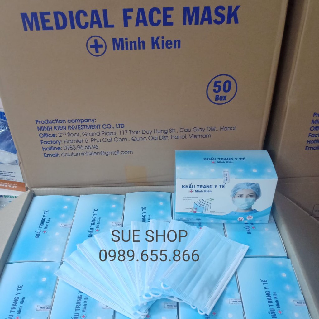 Khẩu trang y tế Minh Huy (Hàng chính hãng)