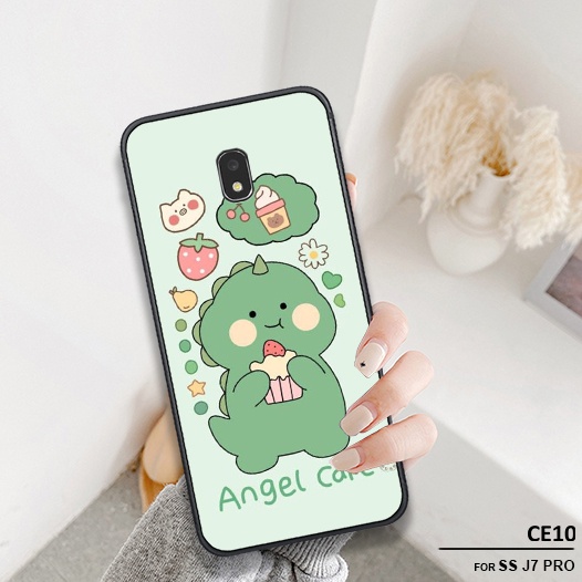 Ốp lưng samsung J7 Pro in hình 3D khủng long dễ thương rẻ đẹp