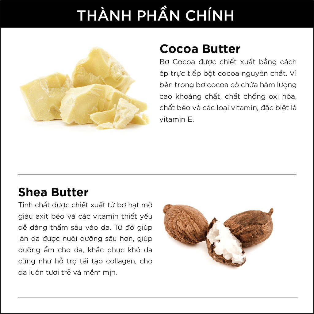 IAM WHITE BODY BUTTER CREAM - Kem Bơ Dưỡng Thể Làm Trắng Sáng Da 100g