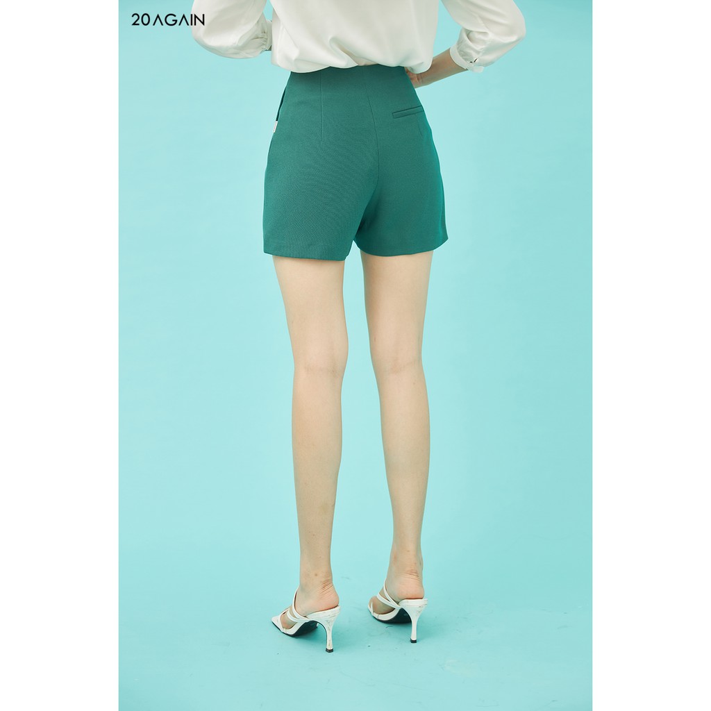 [Mã WABRAG99 giảm 10% đơn 99K] Quần Short Cạp Liền Khóa Sườn đơn giản, thoải mái 20AGAIN SVA1129 | BigBuy360 - bigbuy360.vn