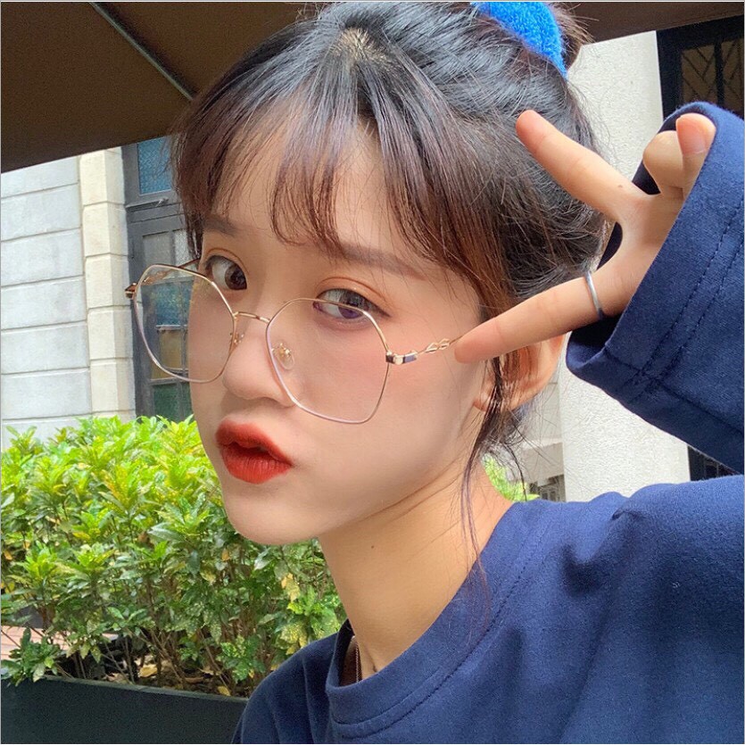 Kính giả cận nữ cao cấp phong cách Hàn Quốc chống tia UV đẹp cute ABICA 023
