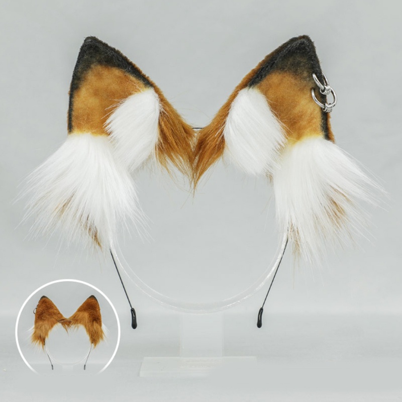 Băng Đô Tai Chó Lông Xù Hóa Trang Lolita