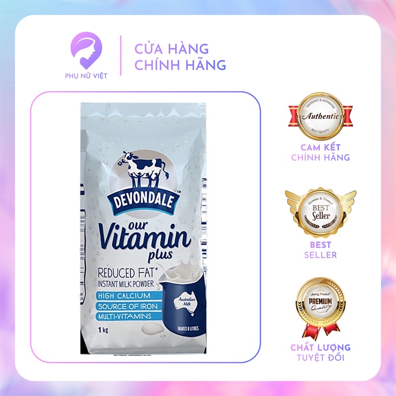 Sữa bột Devondale Our Vitamin Plus 1kg