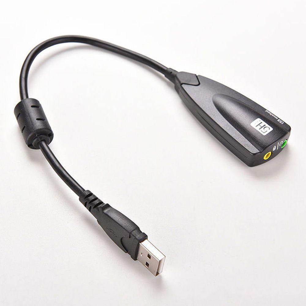 Thẻ Âm Thanh Chất Lượng Cao Cổng USB 3.5mm Cho PC Notebook