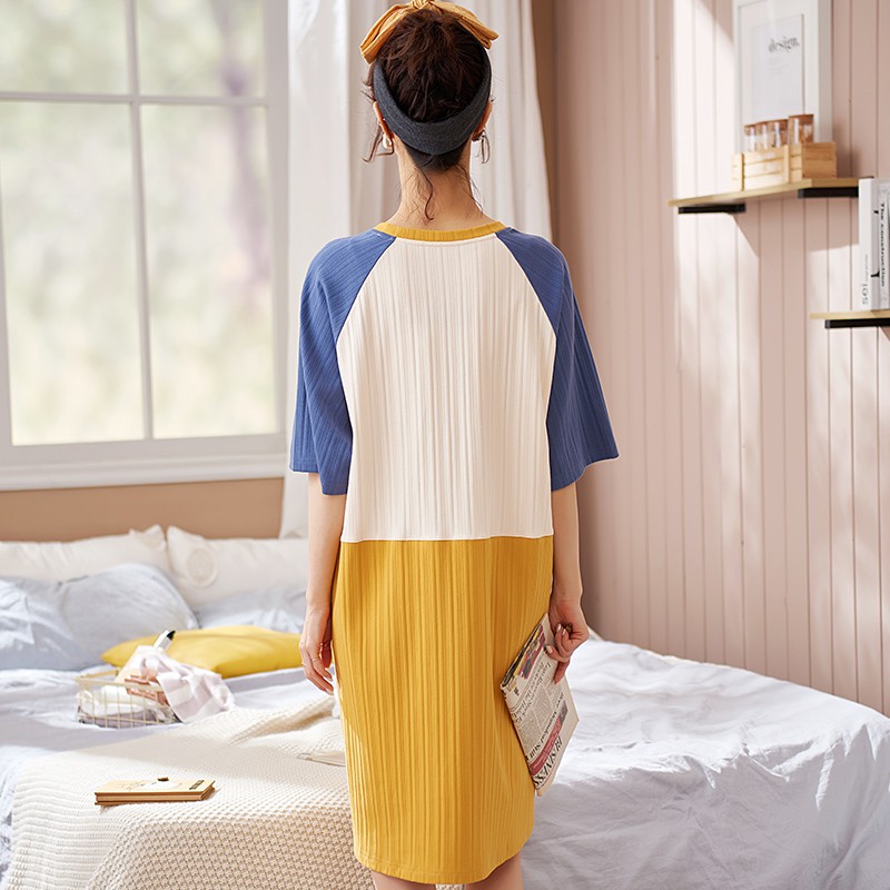 [Ready Stock]Little Bear Sleepwear Women Short Sleeve Night Dress Cute Cotton Pyjamas | BigBuy360 - bigbuy360.vn