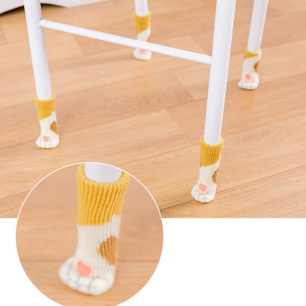Set 4 Miếng Bọc Bảo Vệ Chân Ghế Chống Trượt