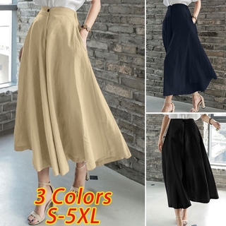 ZANZEA PALAZZO Quần Dài Ống Rộng Thời Trang Dành Cho Nữ