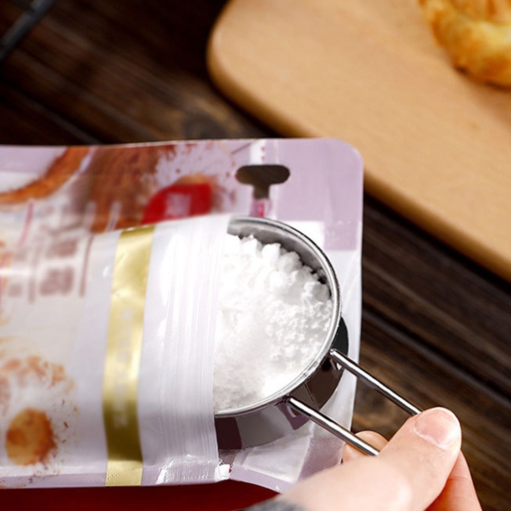 Dụng Cụ Rây Bột Cà Phê / Bột Ca Cao / Đường Bằng Thép Không Gỉ Siêu Mịn Chống Rò Rỉ