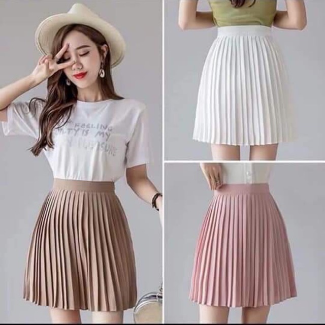 [Mã FAMAYWA giảm 10K đơn 50K] Quần váy xếp li hàng đẹp