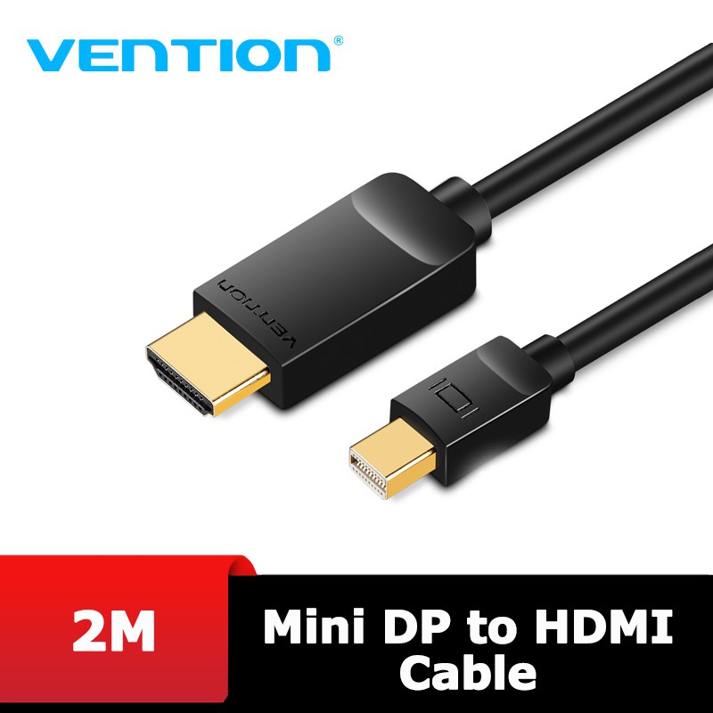 Cáp chuyển đổi Mini Displayport ra HDMI dài 2m - Vention HABBH - BEN