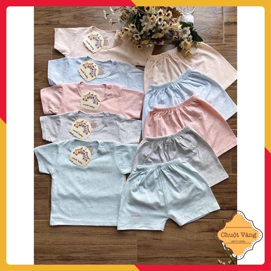 Set 5 bộ cotton Unchi cho bé