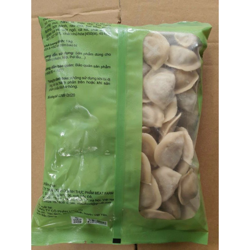 Sủi cảo nhân thịt VIDELI 1kg(date luôn mới) | BigBuy360 - bigbuy360.vn