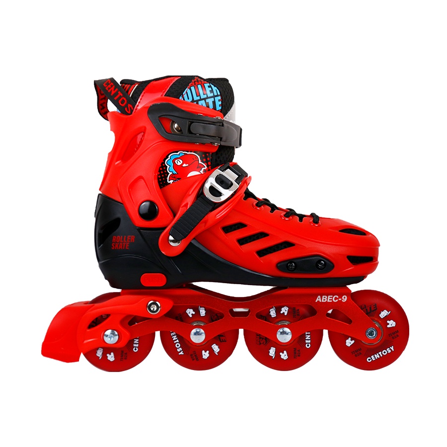 giày có bánh xe trượt, giày patin trẻ em centosy t-rex 8 bánh phát sáng chính hãng