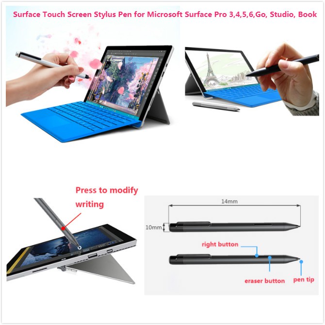 Bút cảm ứng Stylus cho Microsoft Surface Pro 3,4,5,6 , GO , studio , studio