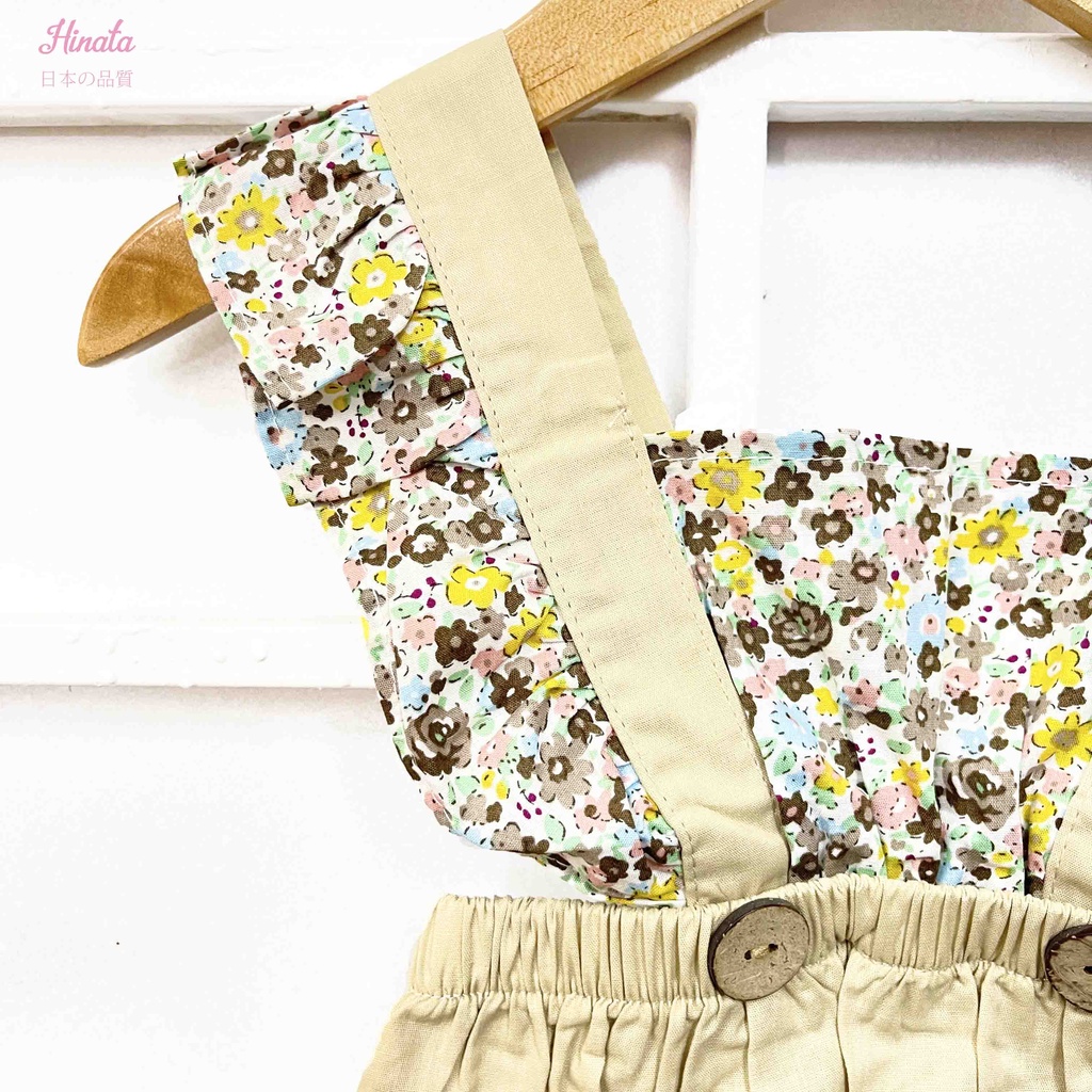 Set romper mùa xuân siêu dễ thương cho bé gái HINATA - BF49