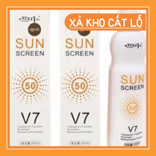 Xịt chống nắng V7 SunScreen 200ml [Hàn Quốc]