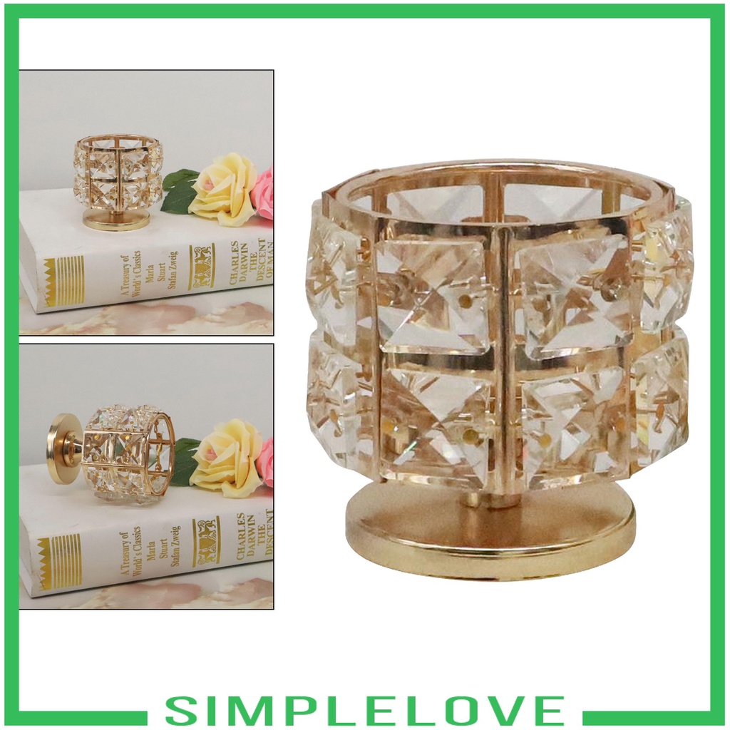 [Crystal Votive TeaLight Candle Holder Candlestick Wedding Home Table Decor