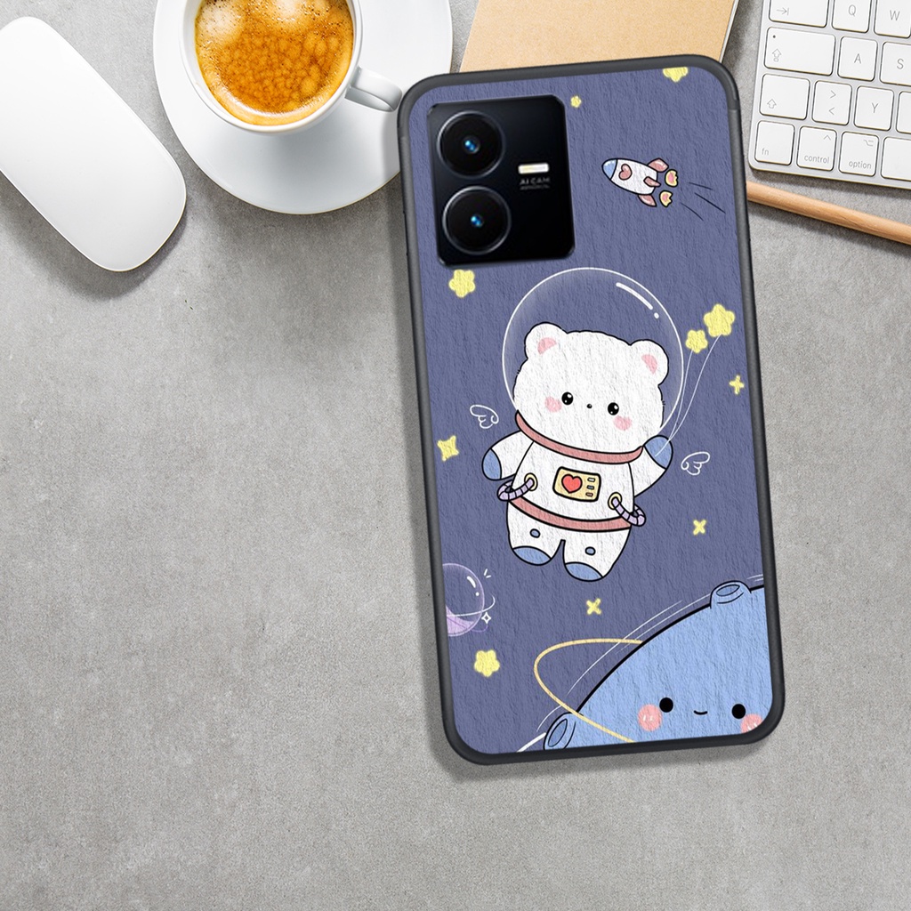 ỐP LƯNG VIVO Y16 - Y02S - Y22S,  IN HÌNH.PHI HÀNH GIA CHIBI CỰC ĐẸP.