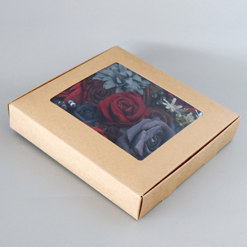 Hộp Đựng Hoa Hồng Giả Trang Trí Tiệc Cưới DIY