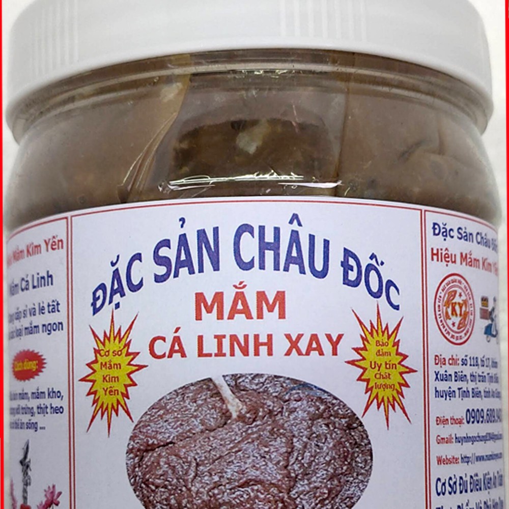 500gr Mắm Cá Linh Xay Châu Đốc Thơm Ngon Hiệu Kim Yến