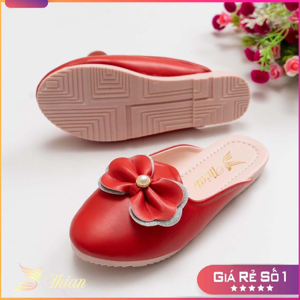 Sục bé gái - Dép sục hoa đinh đá thời trang xinh xinh cho bé từ 3 tới 15 tuổi - Hàng VNXK