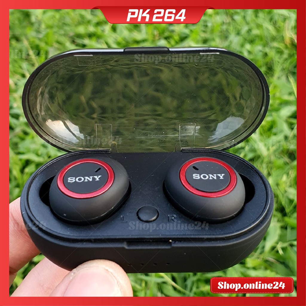 [Bảo hành 6th] Tai nghe Bluetooth Đen Sony sport TWS-D76 Rất ấm Bass-treble rõ ràng | BigBuy360 - bigbuy360.vn