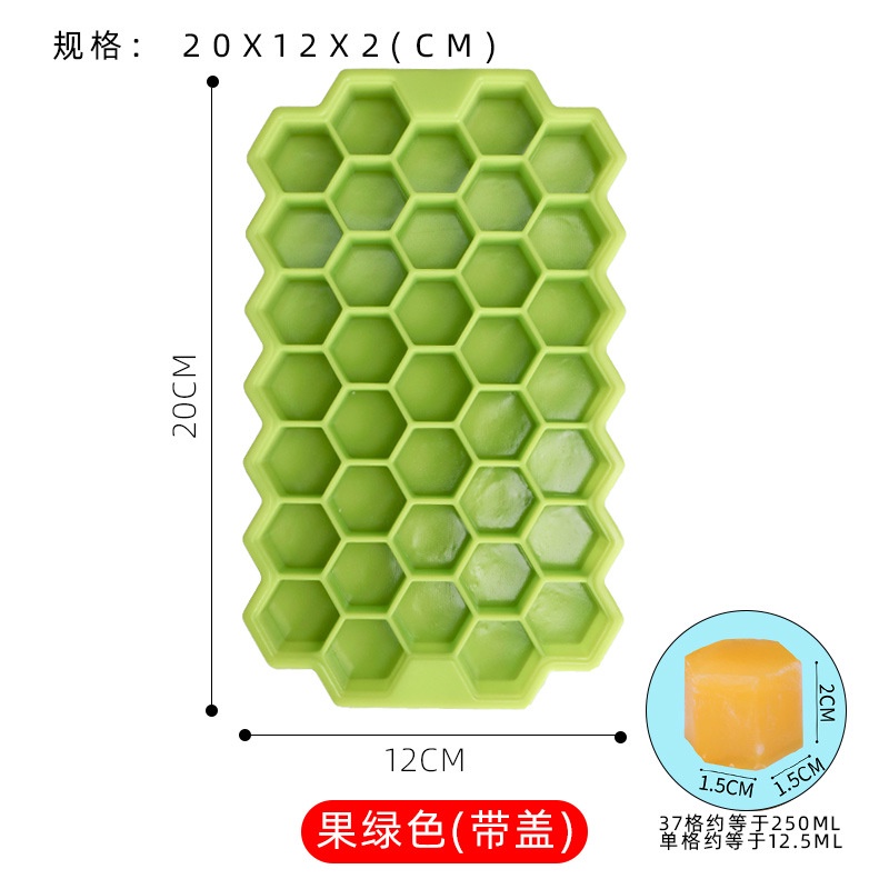(Bán Buôn Sỉ) Khay làm đá tổ ong khuôn đá bằng silicon