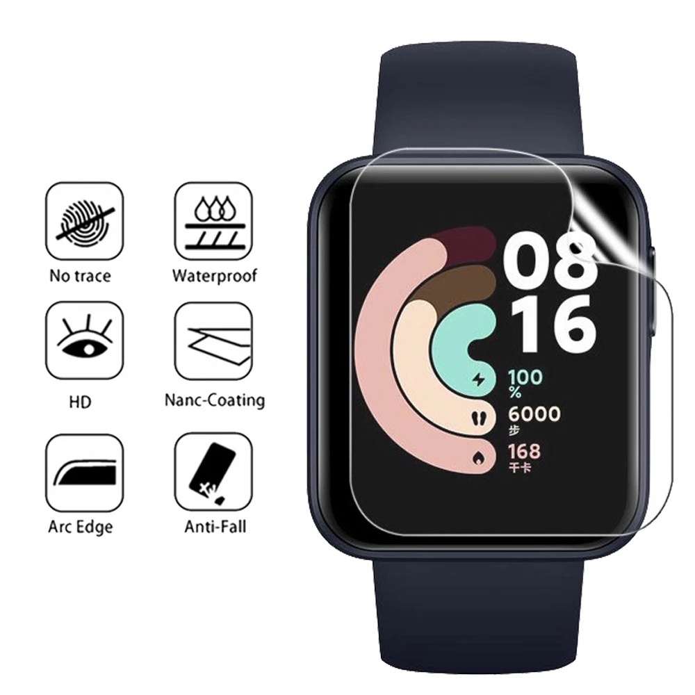 Set 4 MiếNg DáN TPU Hydrogel BảO Vệ MàN HìNh Cho ĐồNg Hồ Xiaomi Redmi Watch 2