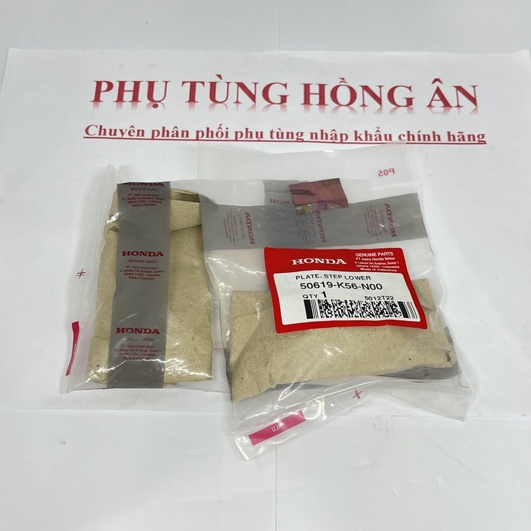Pát  sắt cao su gác chân trước Sonic 150R, Winner, Supra GTR 2020 nhập khẩu chính hãng Honda Indonesia - PT HỒNG ÂN