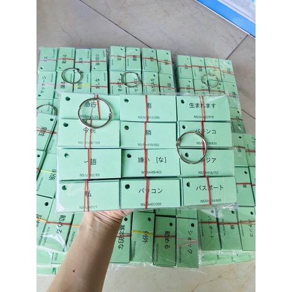 Flashcard Từ Vựng Tiếng Nhật N5 1000 từ vựng  Giá Tốt