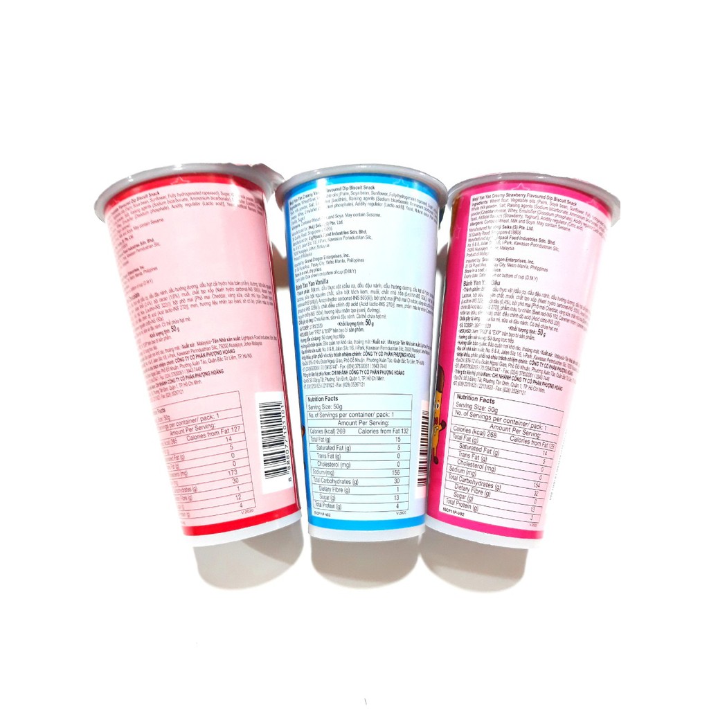 Bánh Que Yan Yan Meiji Vị Dâu Cốc 50g