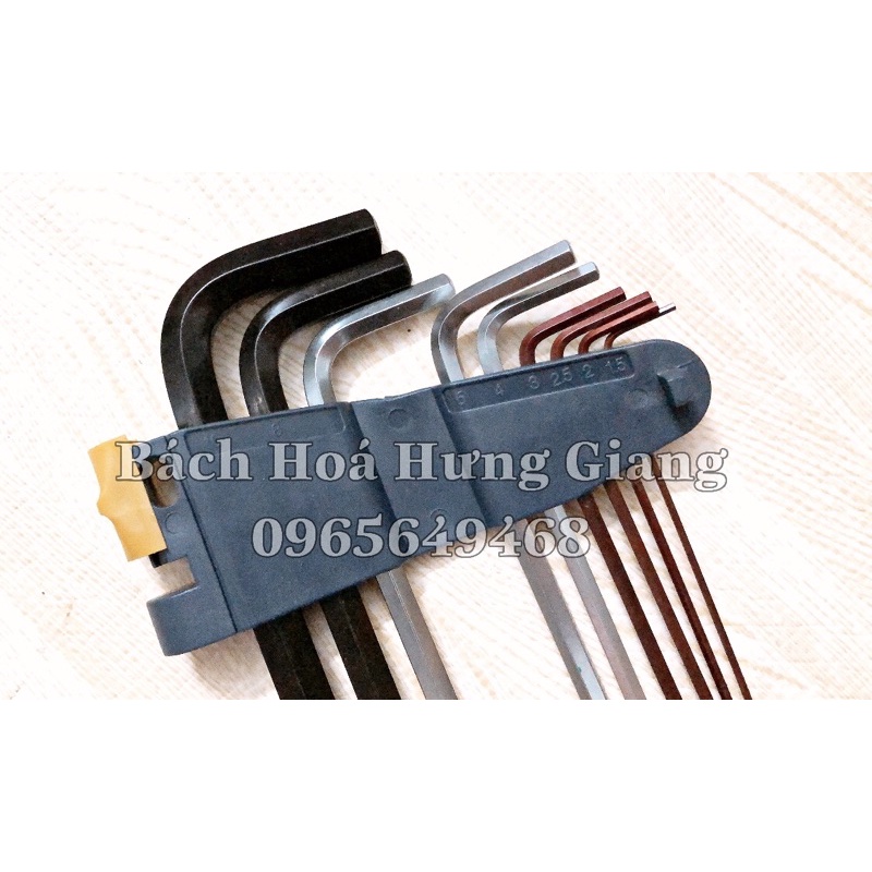 [LỤC HỢP KIM] Bộ Lục Giác Bi MARLIN HỢP KIM 9 Chi Tiết Cao Cấp (CÓ VIDEO)