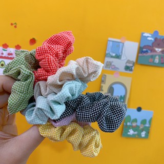 Cột tóc/ Scrunchies caro đủ màu