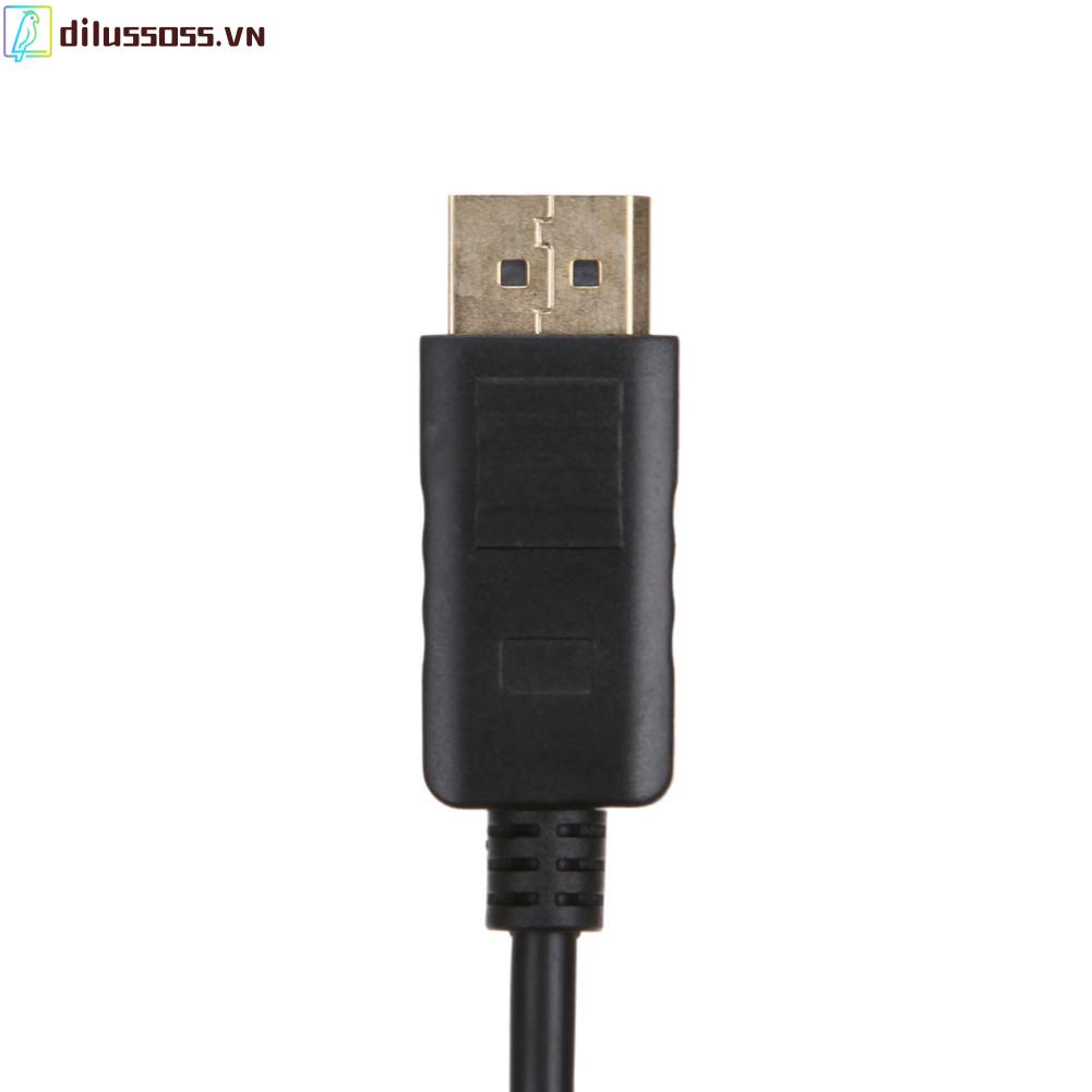 Cáp chuyển đổi từ cổng DP sang VGA dài 1.8m