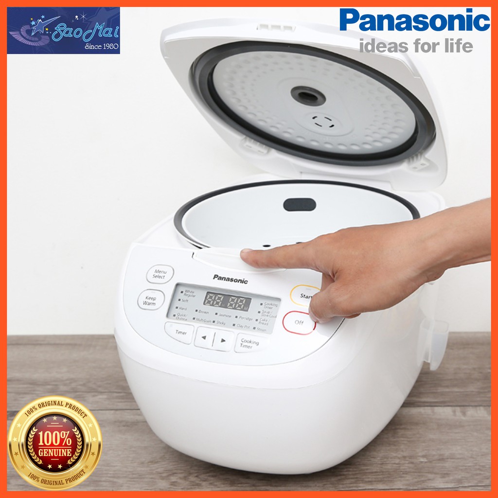 Bảo hành chính hãng - Nồi cơm điện tử Malaysia Panasonic SR-CL188WRA