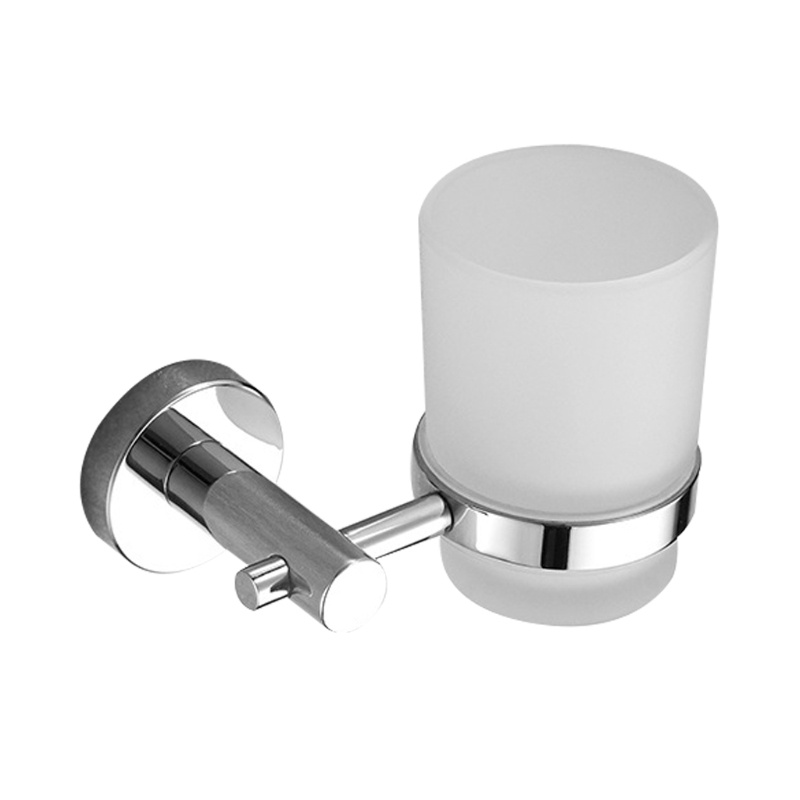 Giá Đỡ Bàn Chải Đánh Răng Gắn Tường Bằng Thép Không Gỉ Mặt Kính Mờ