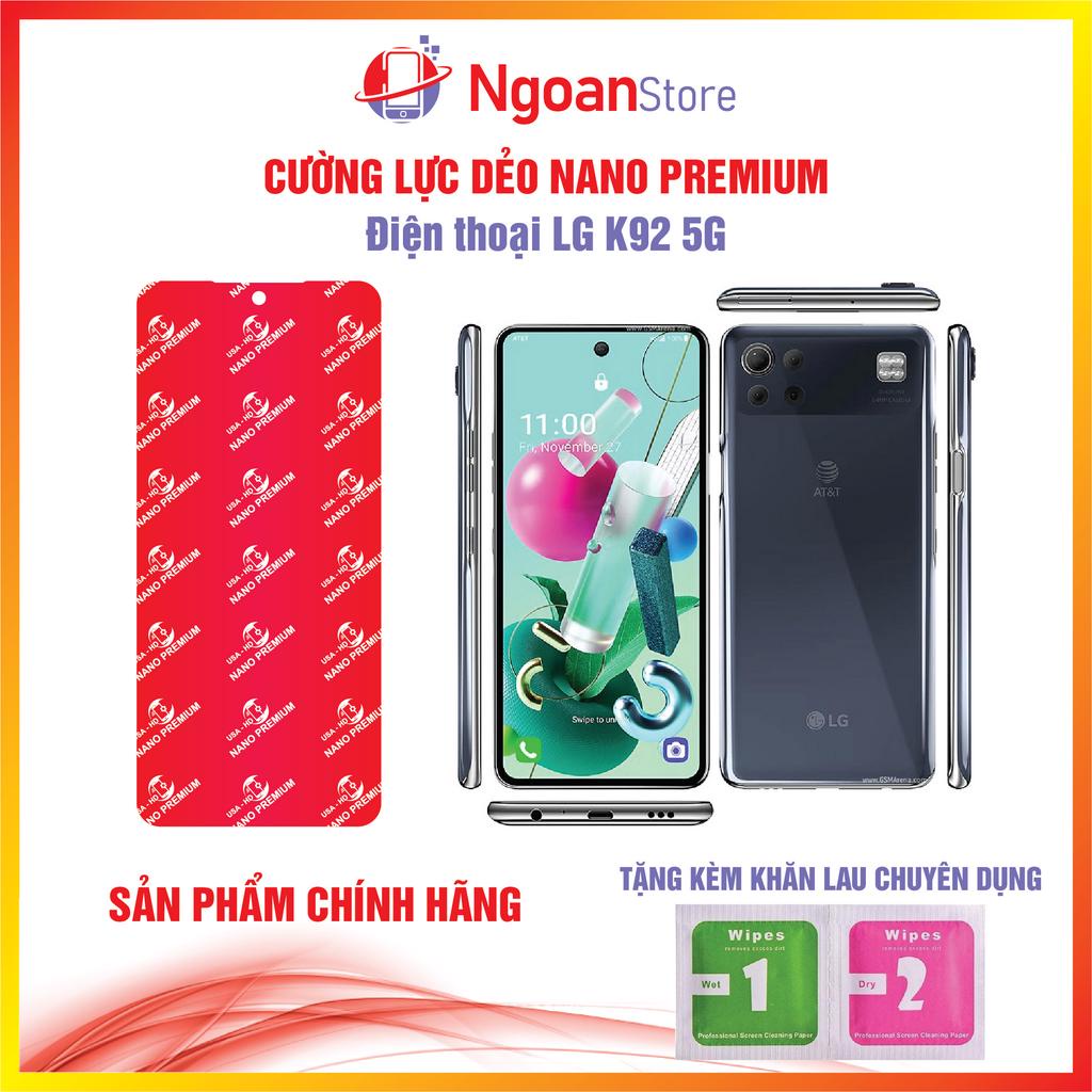 Cường lực dẻo Nano cho Điện thoại LG K92 5G - Ngoan Store