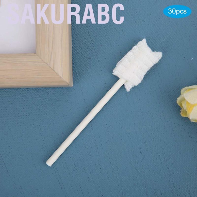 Sakurabc 30pcs Baby Oral Cleaner Tooth Tongue Brush Infant Dental Care Supplies