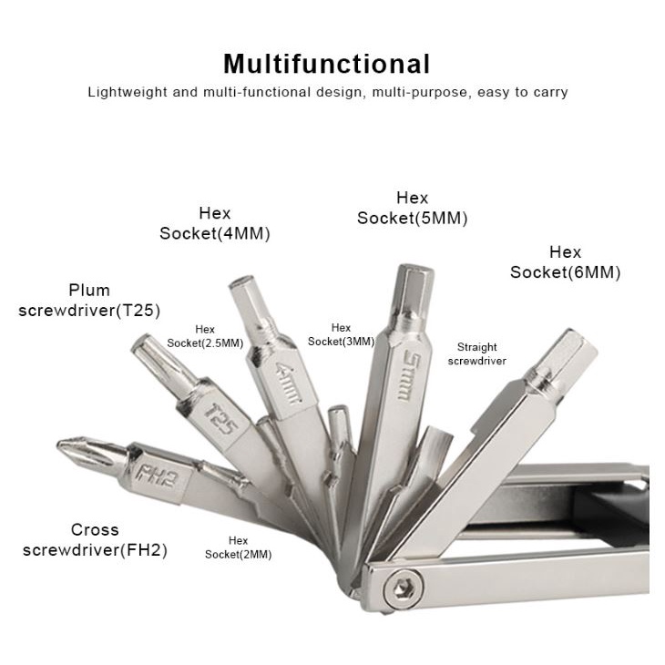 Bộ Tool Xe Đạp Mini Rider Ace 10 Chức Năng T065