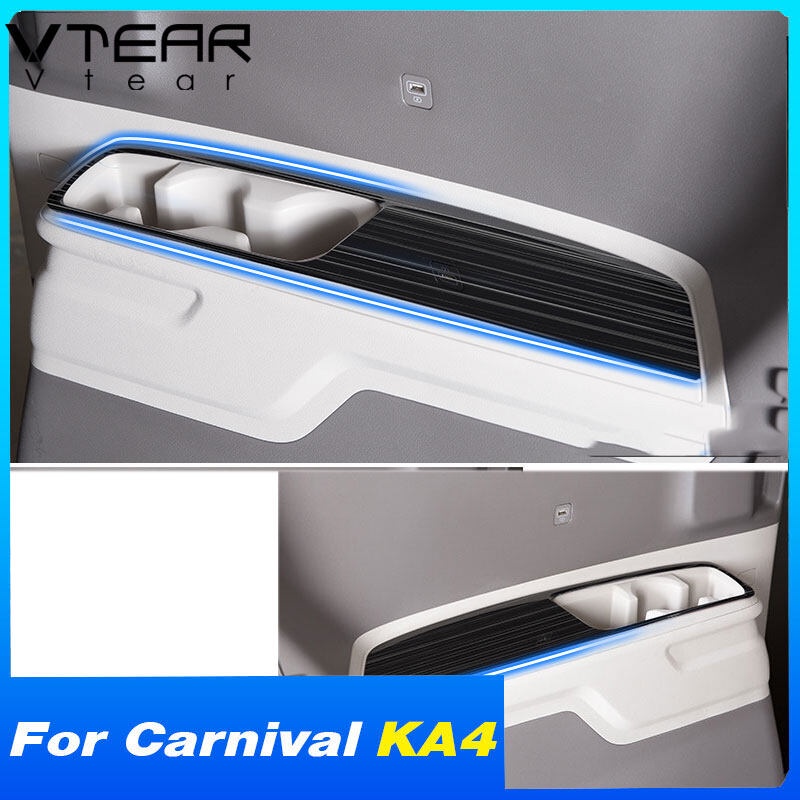 Khung Trang Trí Nội Thất Xe Hơi Kia Carnival KA4 2023 2022 2021 Bằng Thép Không Gỉ