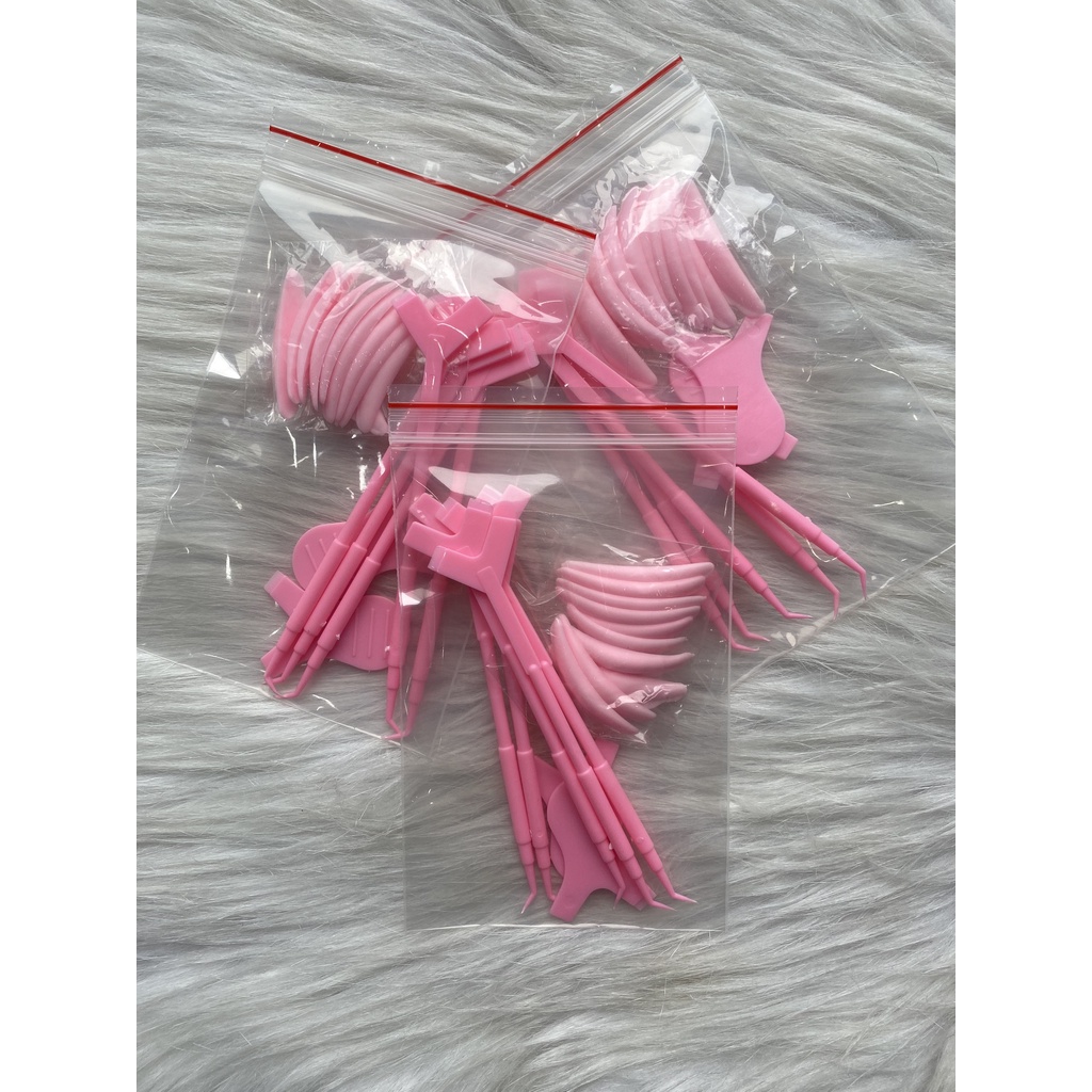 Set trục uốn mi - combo thanh trục uốn mi - Dụng cụ nối mi